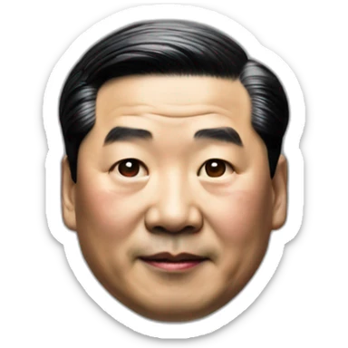 Xi Jinping official portray sticker