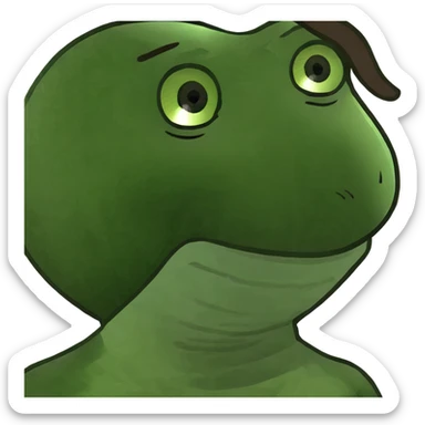 My mom with brown hair and green eyes smiling  sticker