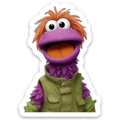 doozer fraggle rock sticker