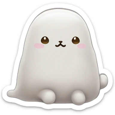 ghost pusheen sticker