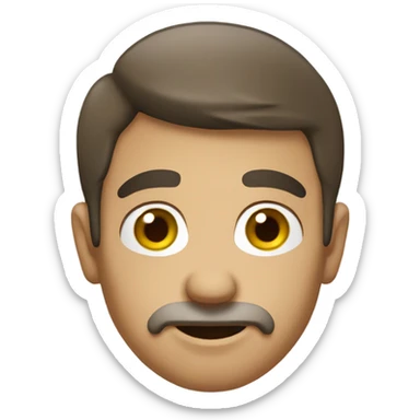 Short ugly italian guy sticker