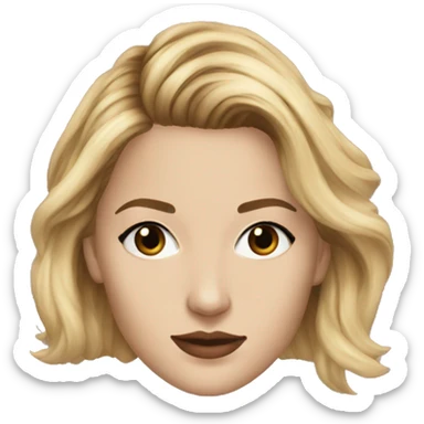 diana agron hyperrealistic teenager sticker