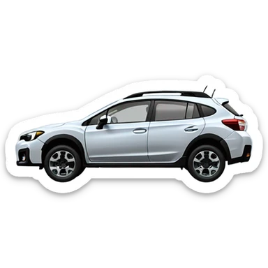 2018 Subaru crosstrek side shot sticker