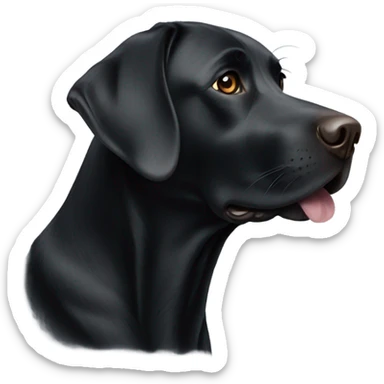 black labrador sticker