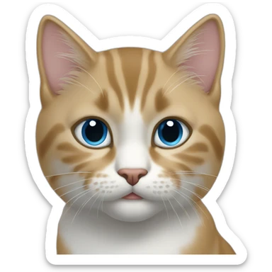 gato-azul-tres-patas sticker