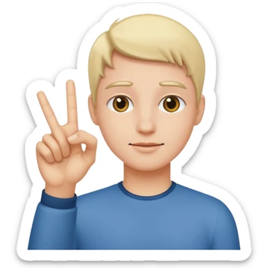 Le signe de main de jul sticker