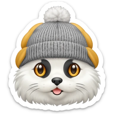 Winter Beanie Pet sticker