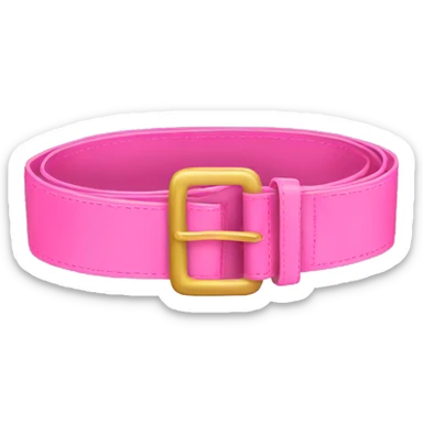 Pink belt  sticker