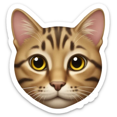 tabby cat sticker