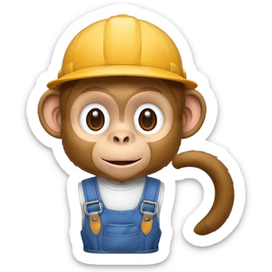 changuito con overol saltanto sticker