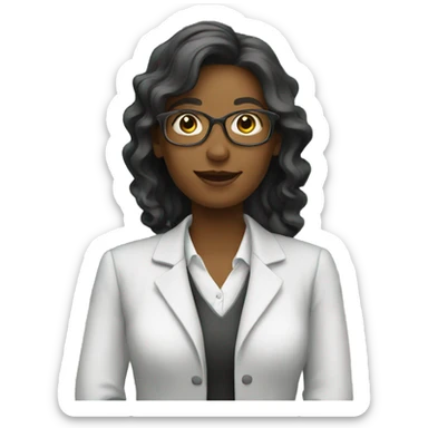 teacher at blackboard sticker