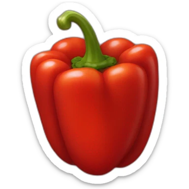 red pepper sticker