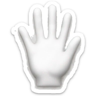 a white sign to hold with hand that says "nie ma ludzi" sticker