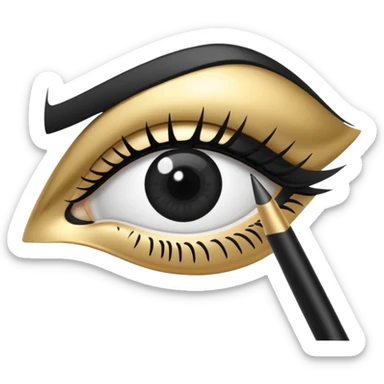 eye liner tool sticker