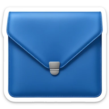 blue soft folio sticker