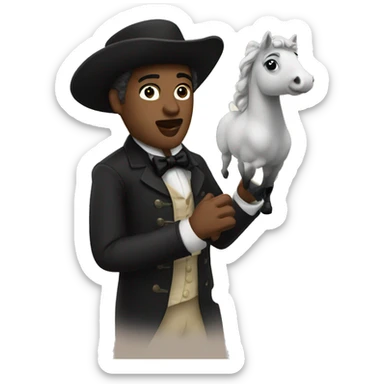 opera singer with a colt sticker