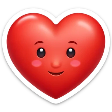 the heart sticker