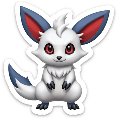 Zangoose-Minccino-Absol-fusion sticker