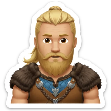 Ragnar Lodbrok from Vikings sticker