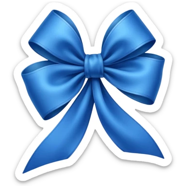 Laço azul sticker