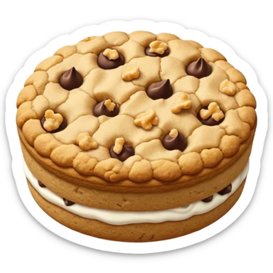 Cookie crumble sticker