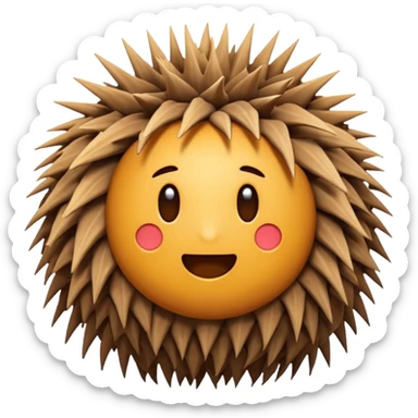 emoji of tumbleweed sticker