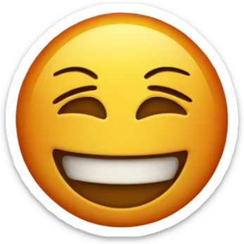 Sunburnt smiley sticker