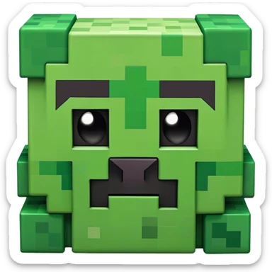 Minecraft Creeper sticker
