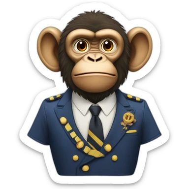 Bored Ape Yacht Club ape sticker