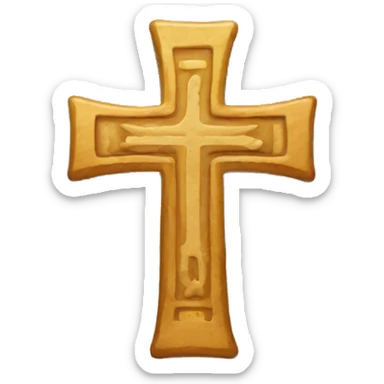 Orthodox cross sticker