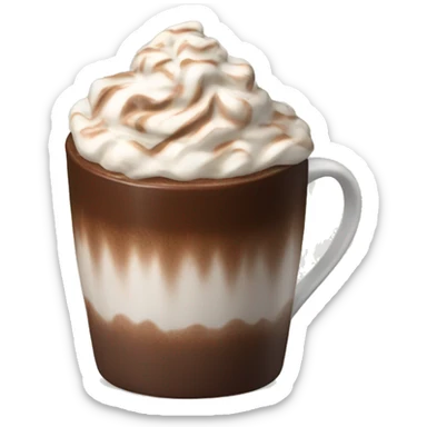 hot sweet chocolate  sticker