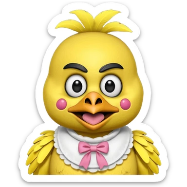 Chica from Five Nights At Freddy's Movie sticker
