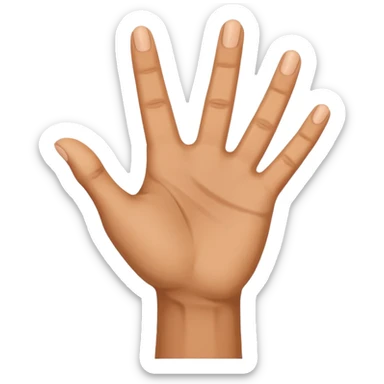 Hello  rising hand sticker