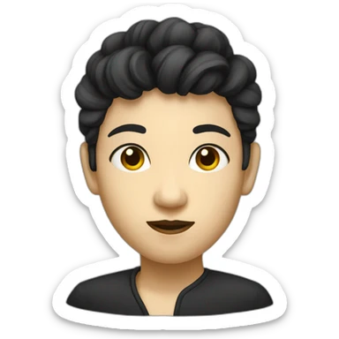 Chinois noir sticker