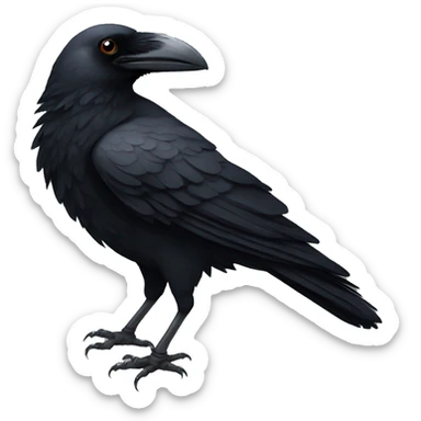 crow sticker
