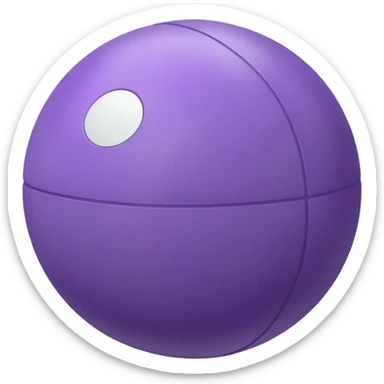purple gym ball sticker