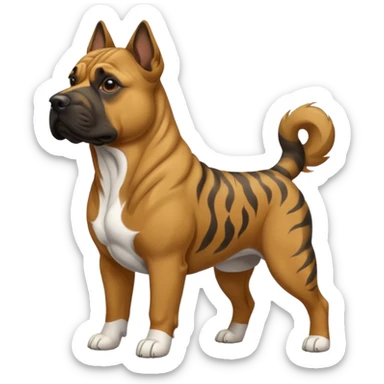 Presse Canario dog sticker