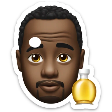 P.diddy baby oil sticker