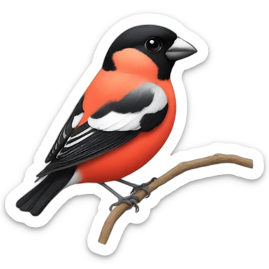 bullfinch sticker