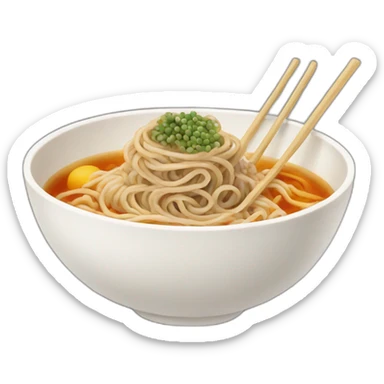 buckwheat noodle japanese food sticker