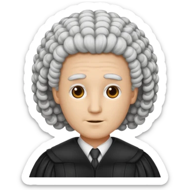 Courtroom Items, Judge’s Wig – traditional courtroom attire

 sticker