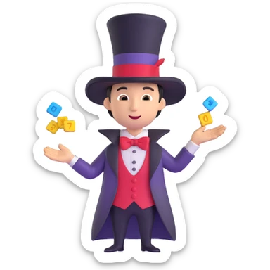 Magician  sticker