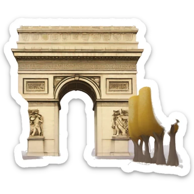 arc de triomphe sticker