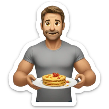 Hungry husband sticker