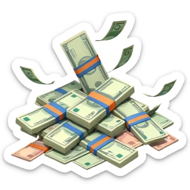 INR MONEY RAIN sticker