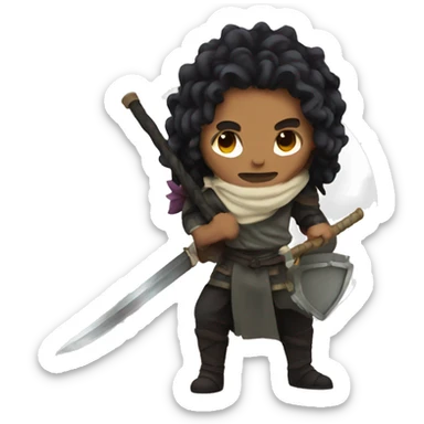 Demon slayer character  sticker