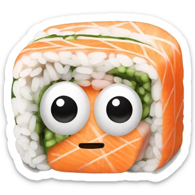 California roll sushi  sticker