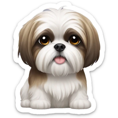 Shihtzu loved  sticker