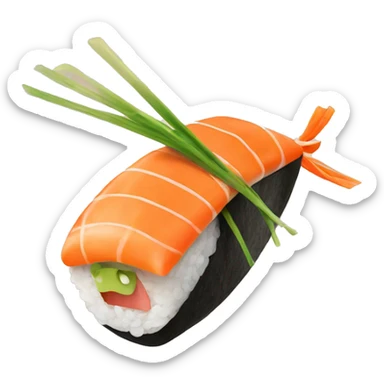 Sushi flying  sticker