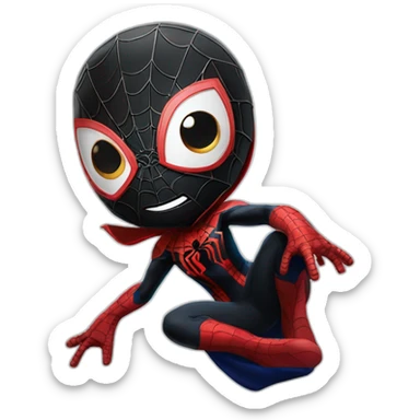 Spider man miles morales sticker